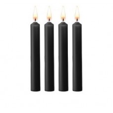 Set 4 Lumanari Teasing Wax Negru
