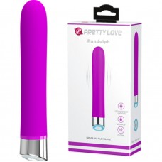 Vibrator Pretty Love Randolph, 12 Moduri Vibratii, Silicon, Roz, 16.7 cm