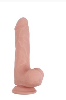 dildo-realist-bendable-sliding-skin-strat-dublu-tpe-natural-20-cm