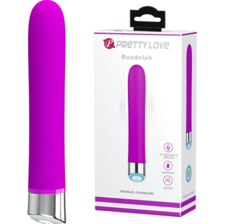 vibrator-pretty-love-randolph-12-moduri-vibratii-silicon-roz-16-7-cm