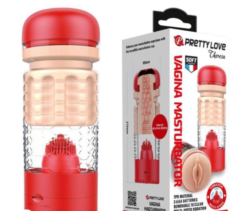 masturbator-vagin-theresa-vibratii-multispeed-rosu-18-cm